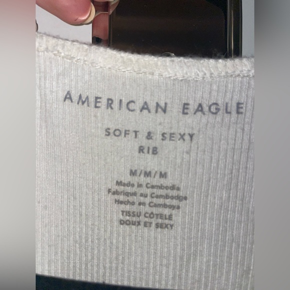 White American Eagle Rib Tank - Picture 3 of 3